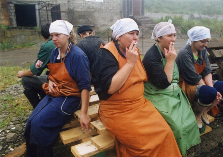 Рабочие на перекуре