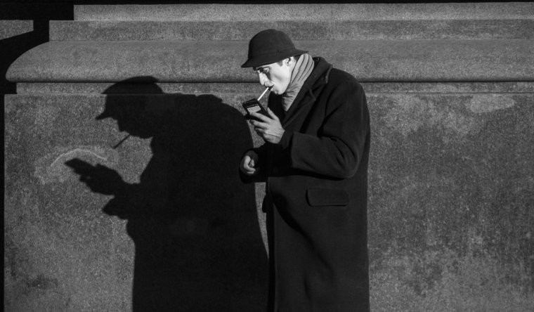 Работяги на перекуре