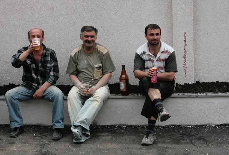 Рабочие на перекуре