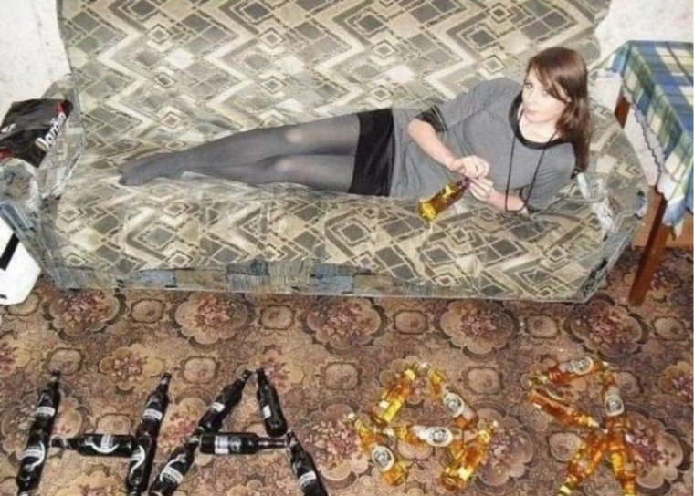 Пьяные девушки в соцсетях