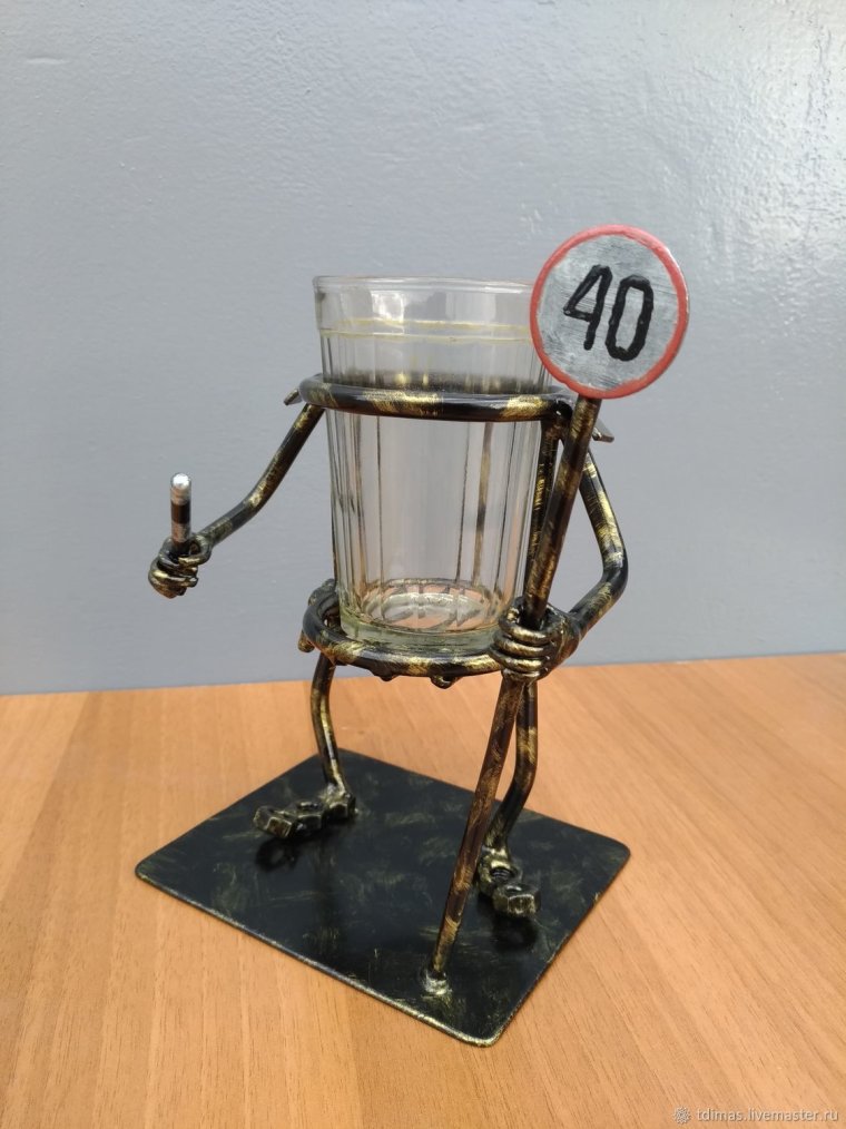 Кованый подстаканник своими руками