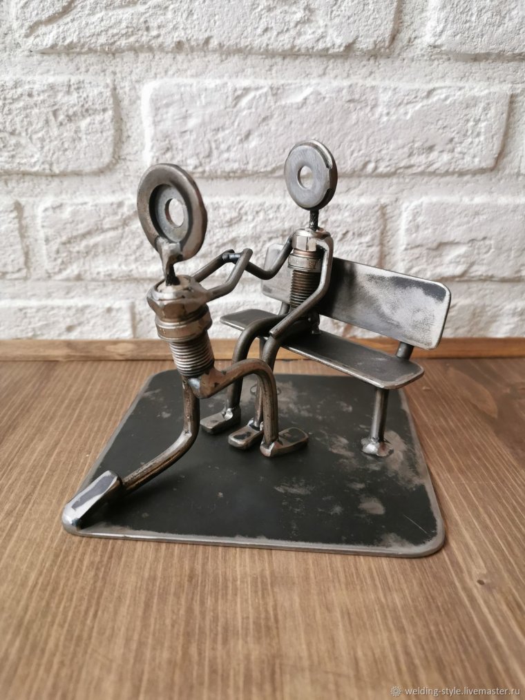 Кованняй подстаканник Рыбак