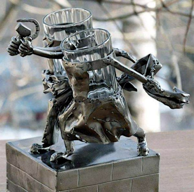 Сувениры из болтов и гаек