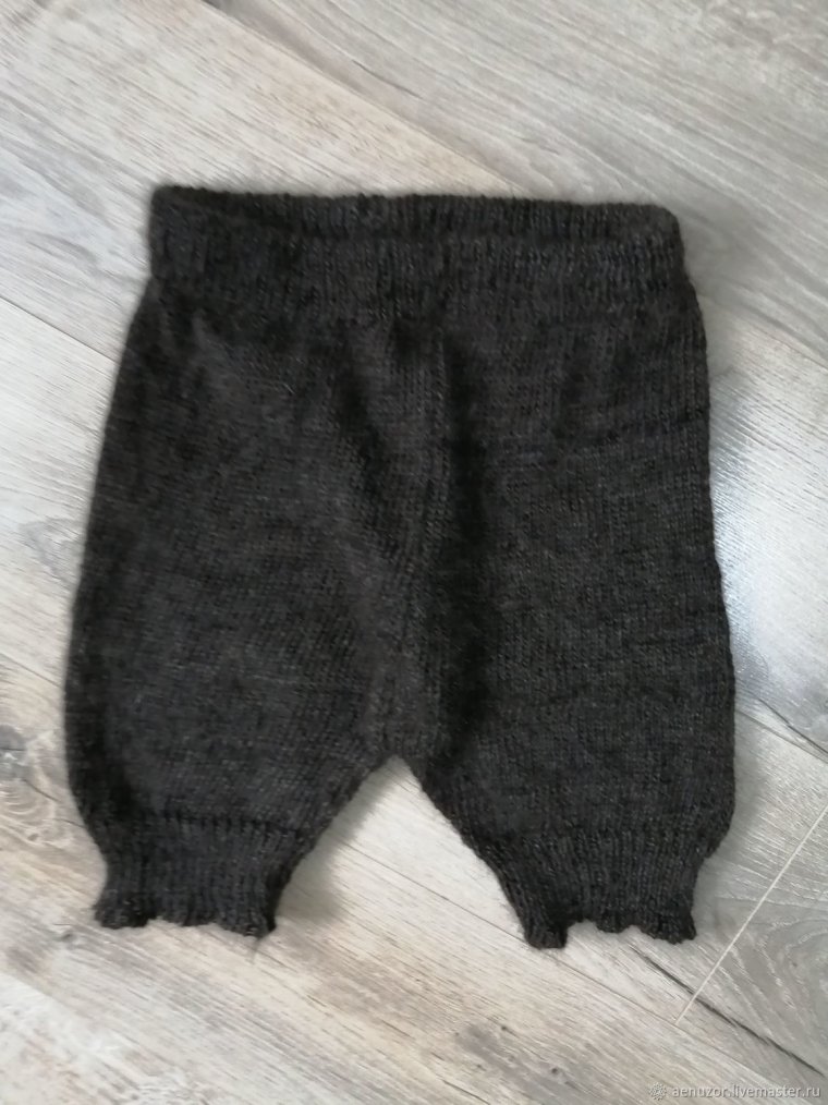 Вязаные трусы