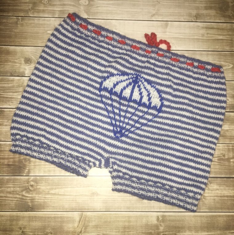 Вязаные трусы