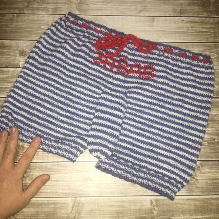 Вязаное нижнее белье женское