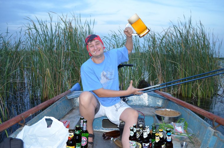 Водка на рыбалке