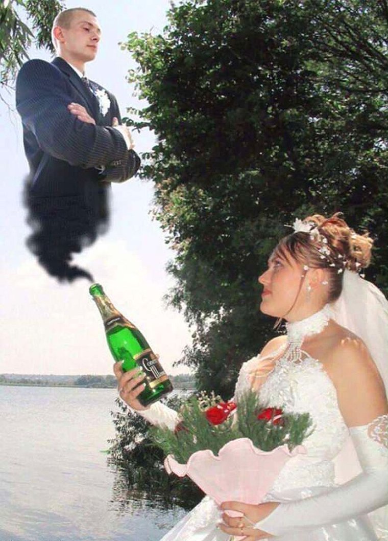 Прикольные Свадебные фотосессии