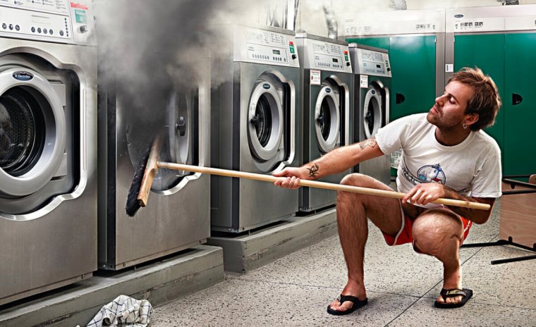 Стиральная машина креативная