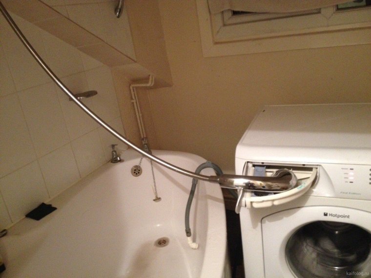 Смешная стиральная машинка