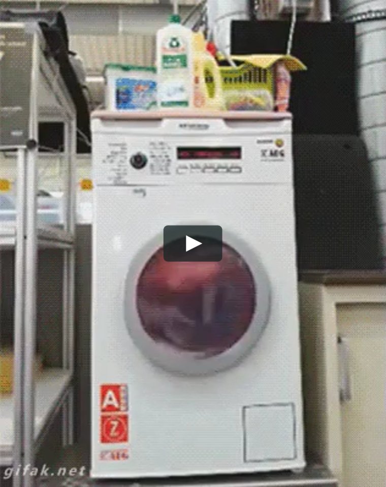 Гифка стиральная машина
