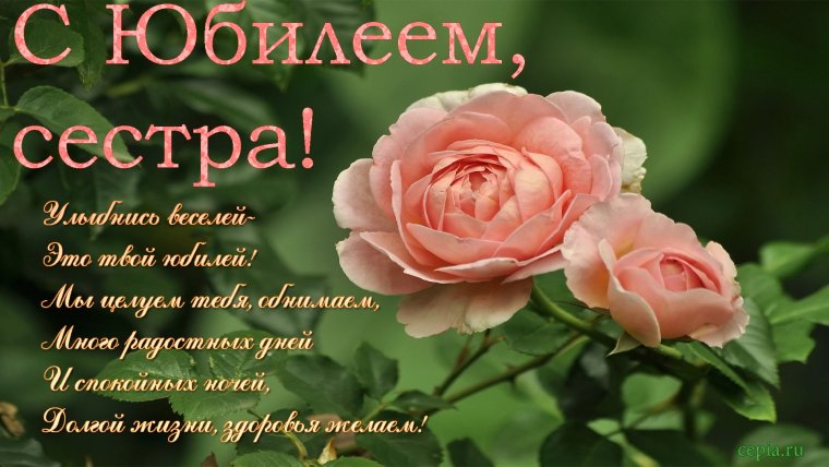 Поздравления с днём сестренке