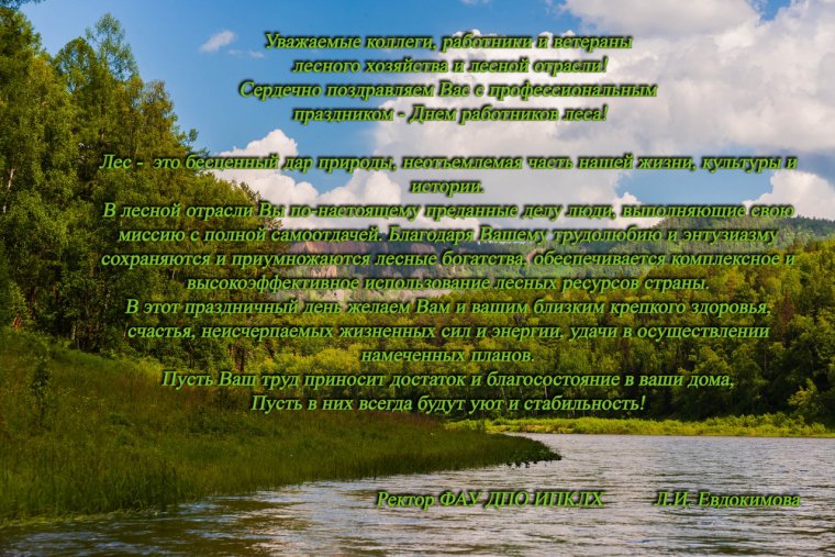 С днем лесного хозяйства