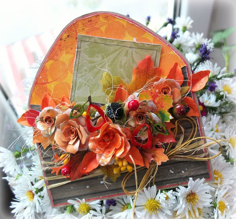 Открытка с днём рождения женщине оригинальная осенняя