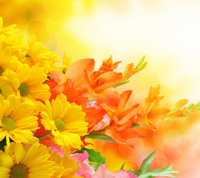 Осенний букет цветов