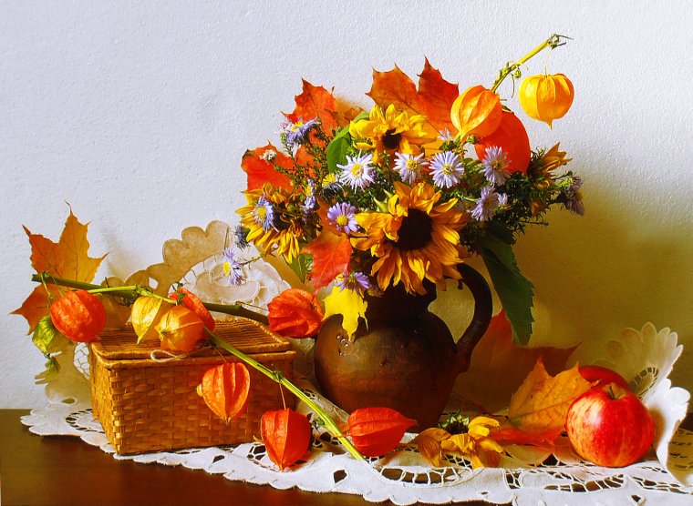 Красивый осенний натюрморт