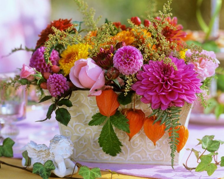 Осенний букет цветов