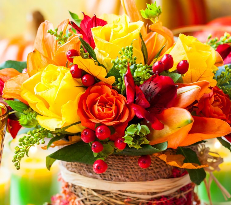 Цветы бархатцы букет