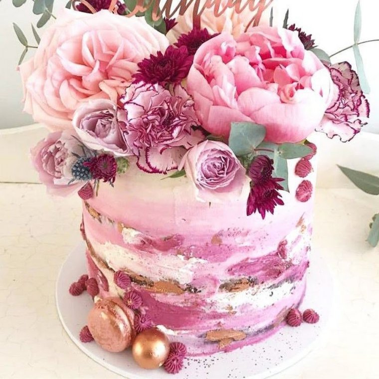 Стильные тортики на день рождения