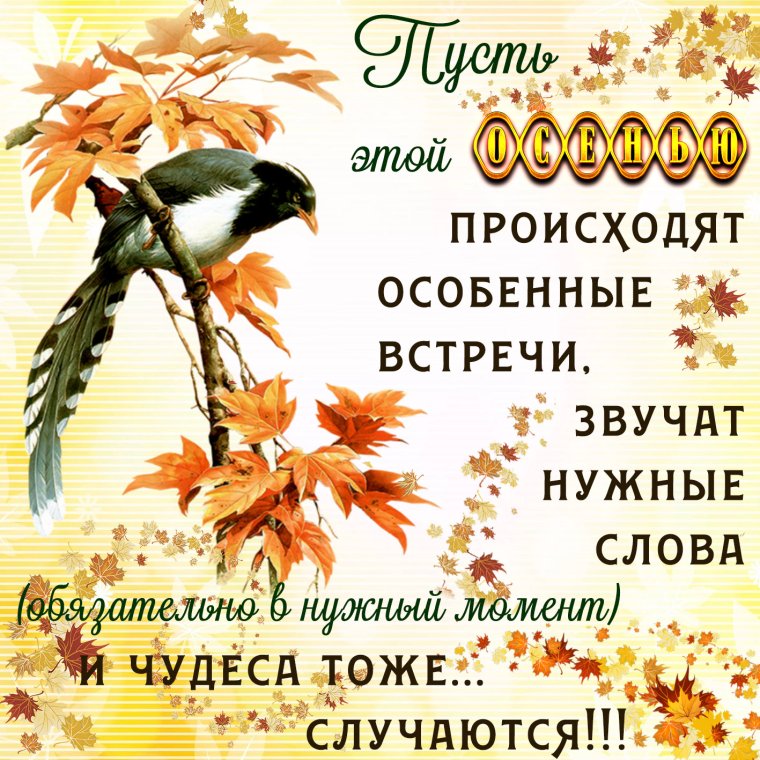 Осенние пожелания