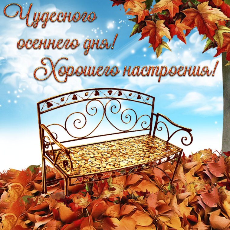 Прекрасного осеннего дня