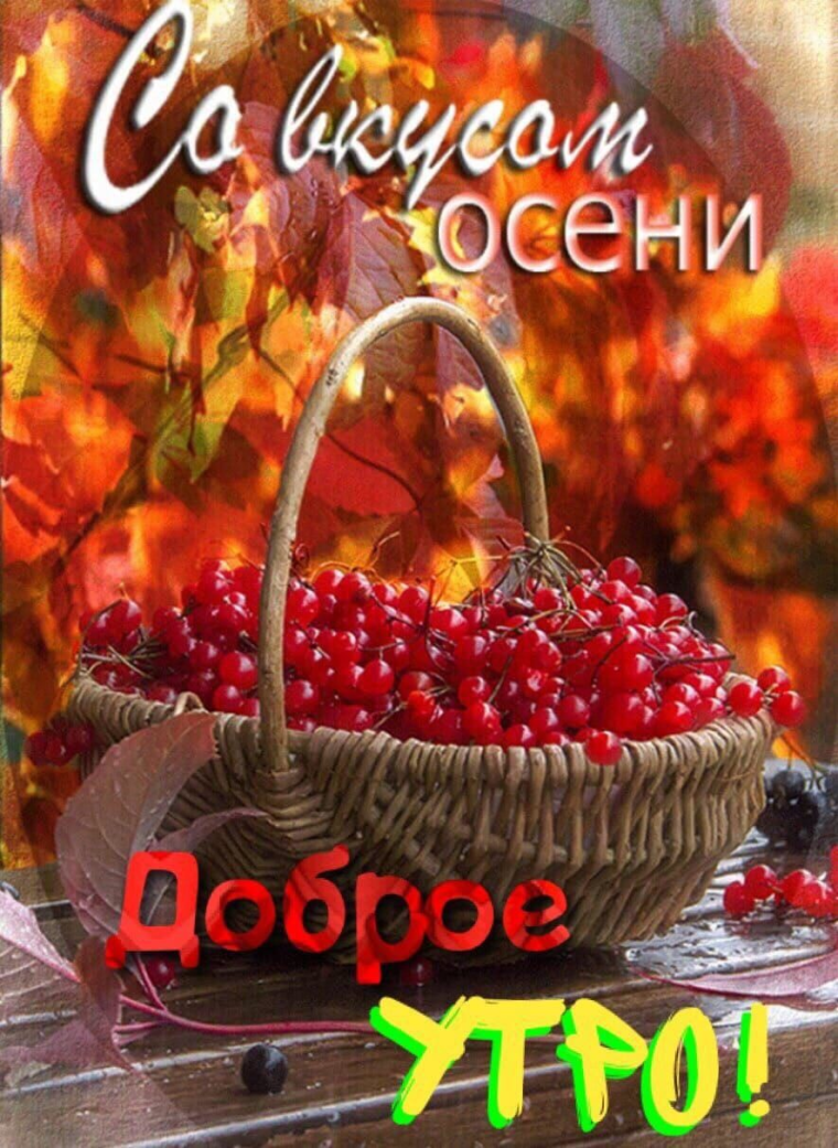 Доброе утро осень