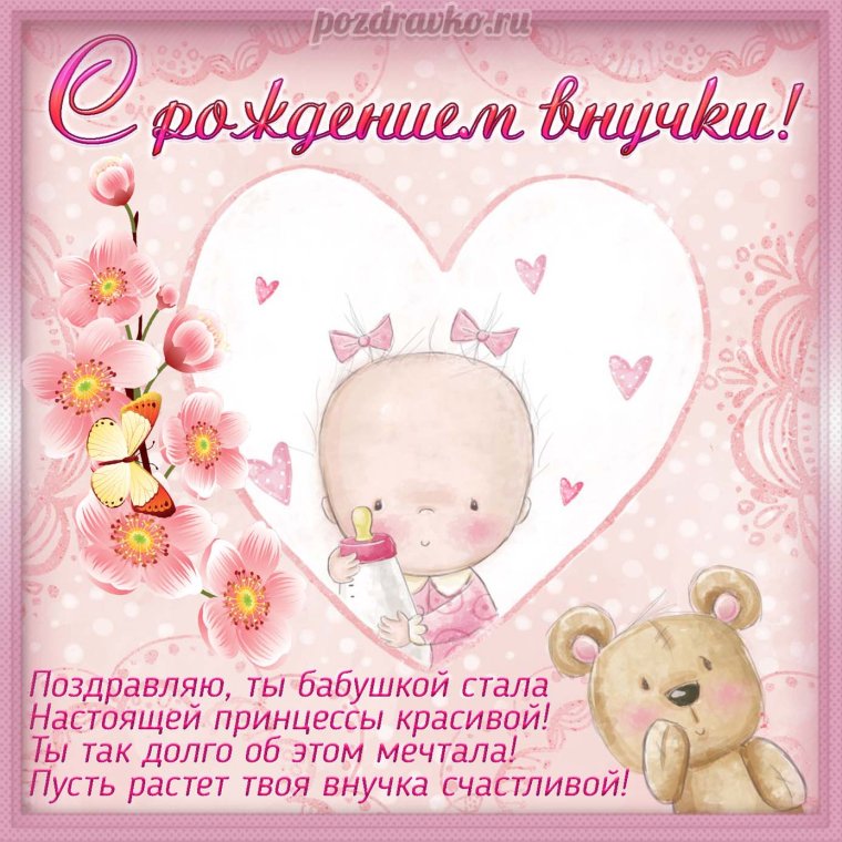 Поздравляю с днем рождения внучки
