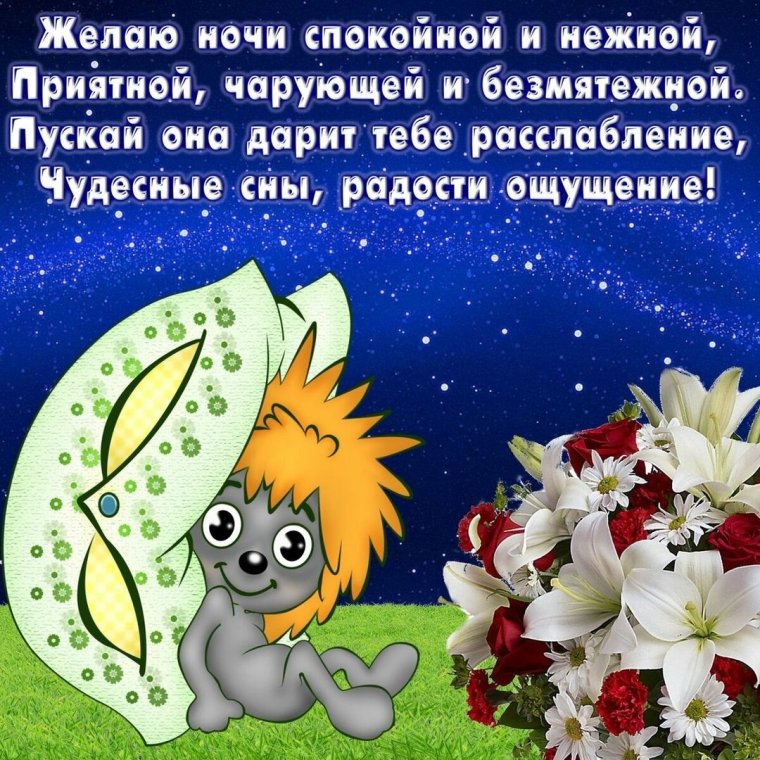 Доброй ночи сладких снов