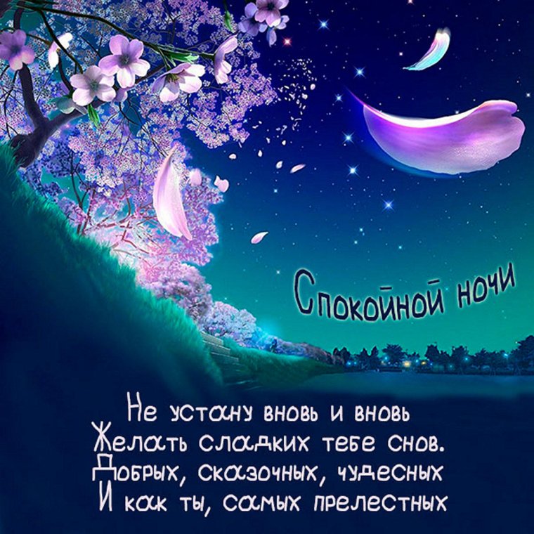 Пожелания спокойной но