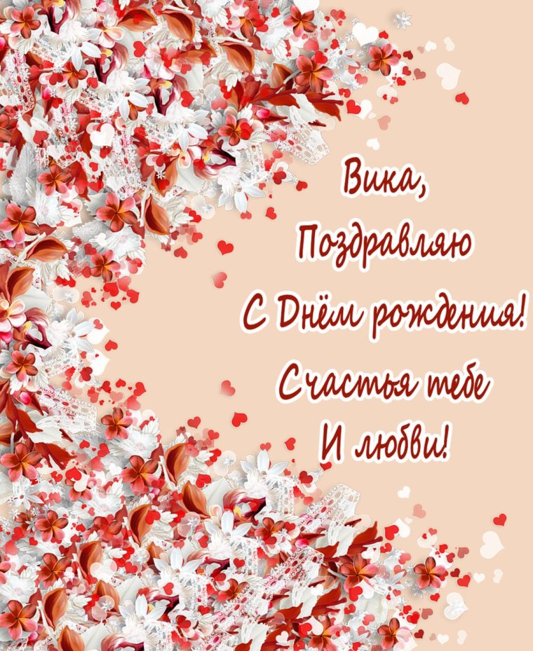 Поздравления с днём рождения Викторию