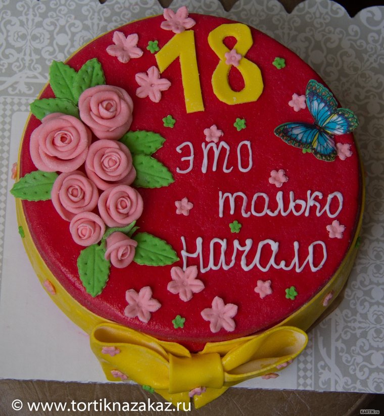 Торт на 18 лет сыну