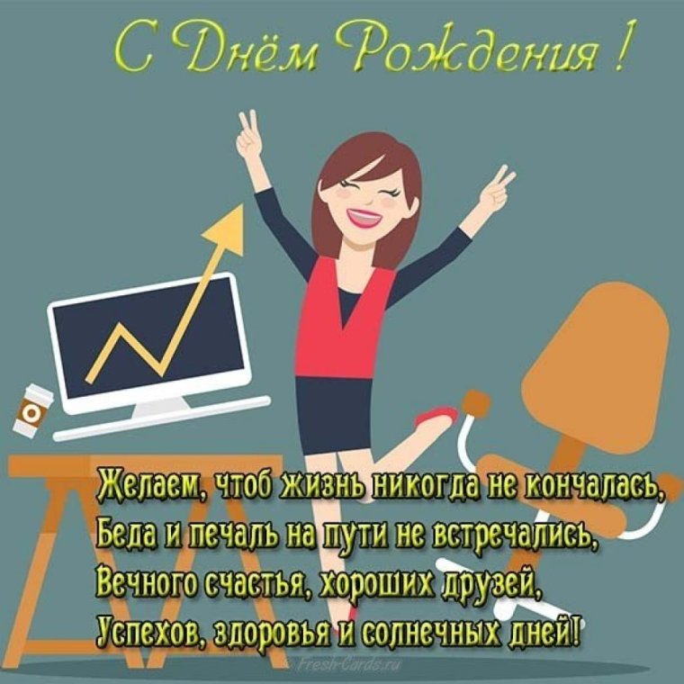 С днём рождения женщине Кол