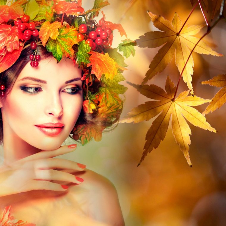 Красивые осенние портреты