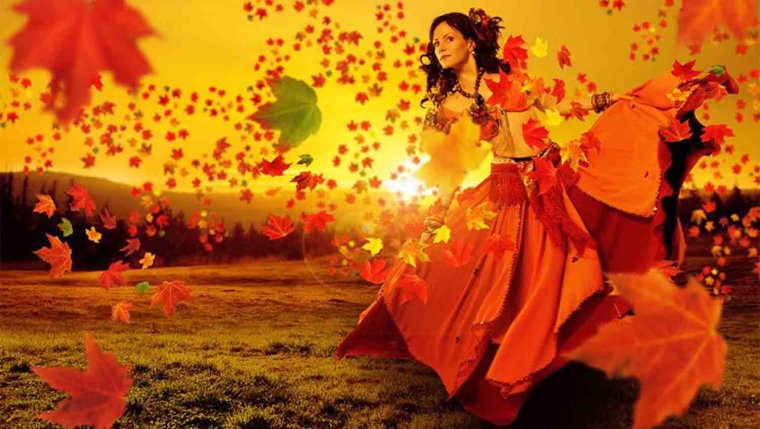 Модница осень