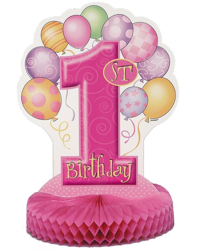 С годиком девочку