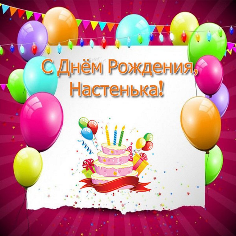 С днём рождения девочке красивые анимация