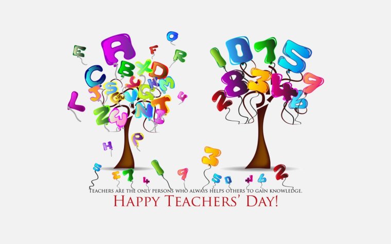 Открытка teacher's Day