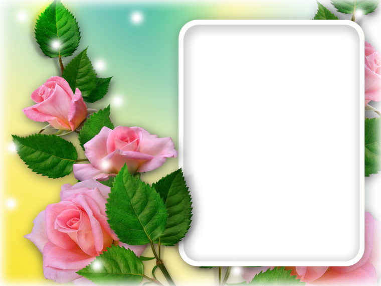 Красивая Цветочная рамка