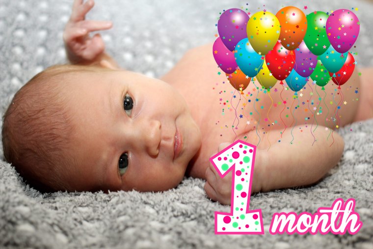 Малышке 1 месяц
