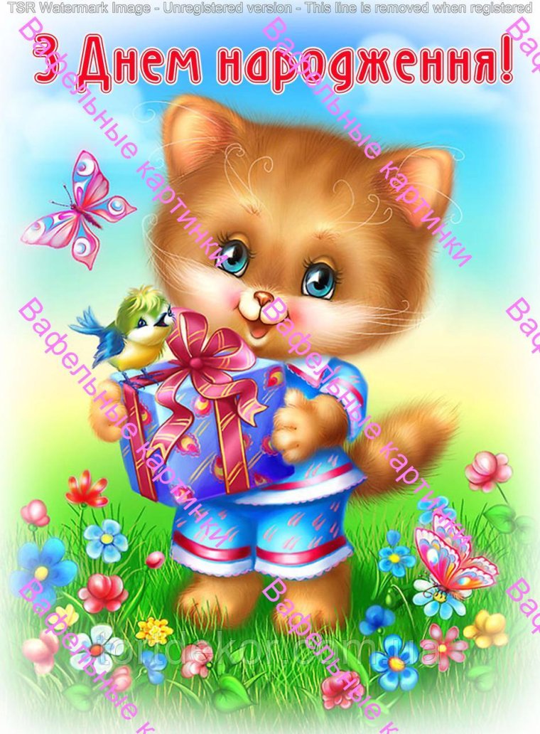 Торт с днем рождения!