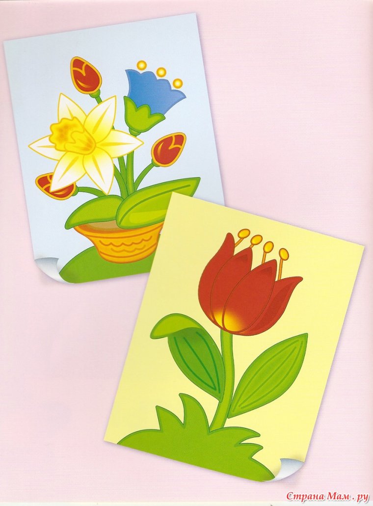 Цветочки для мамы 1 младшая группа