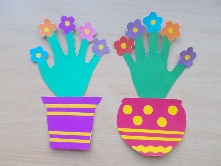 Подснежники аппликация для детей средней группы