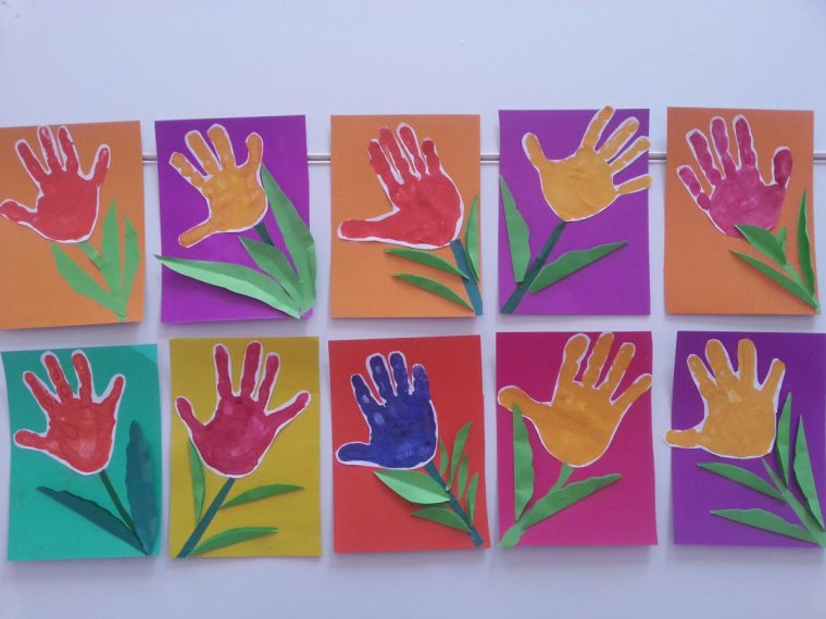 Открытка для мамы подготовительная группа