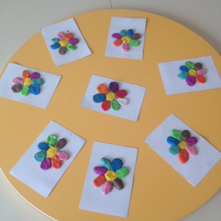 Лепка подарок маме