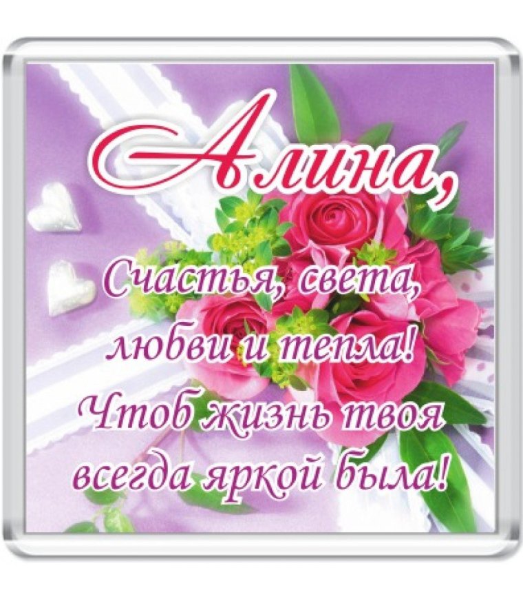 Поздравления с днём рождения Алине