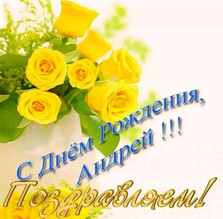 Поздравления с днём рождения Андрея