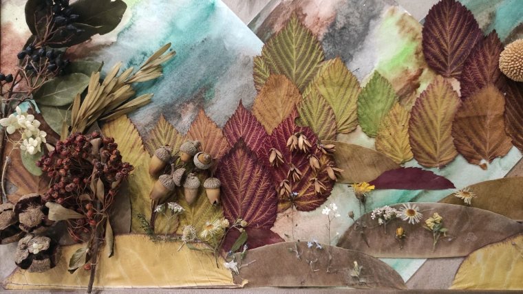 Панно из натуральных материалов