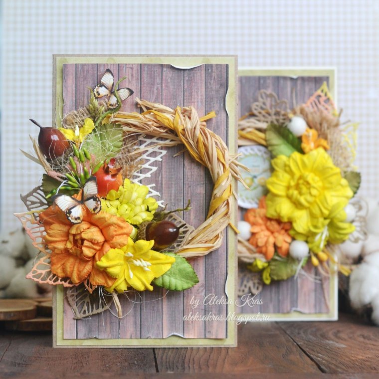 Панно из гербария