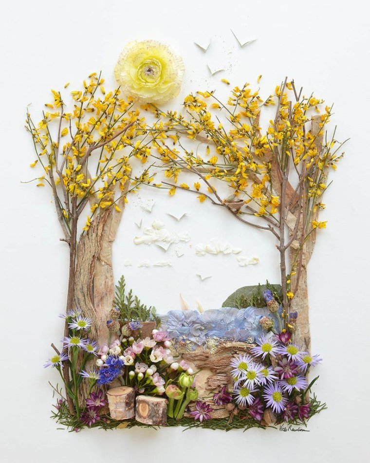 Осенние венки из природного материала