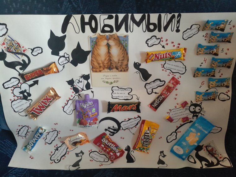 Оригинальный подарок с пожеланиями